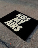 Kiss My Airs Black Custom Rug