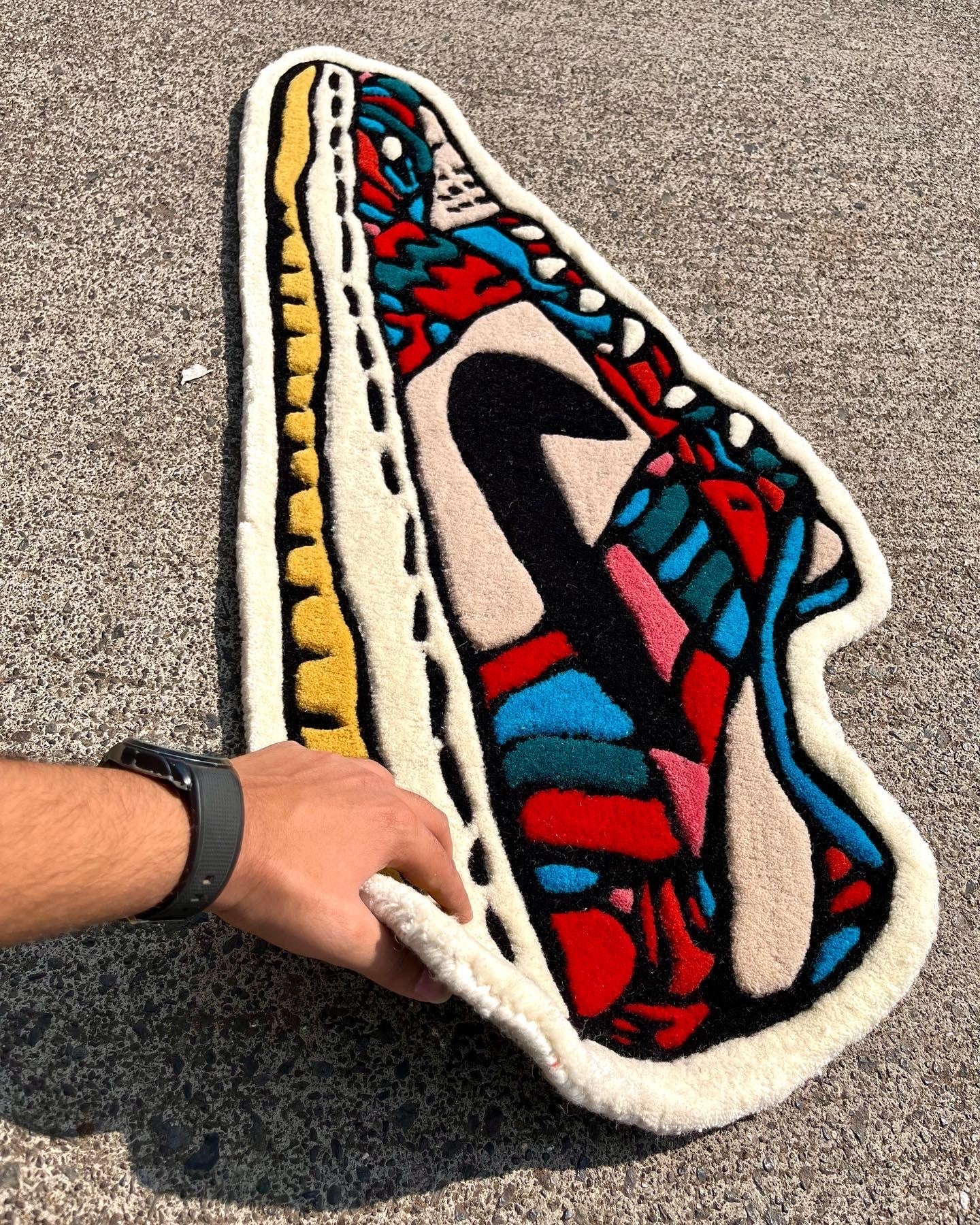 Parra Dunks Sneakers Custom Rug