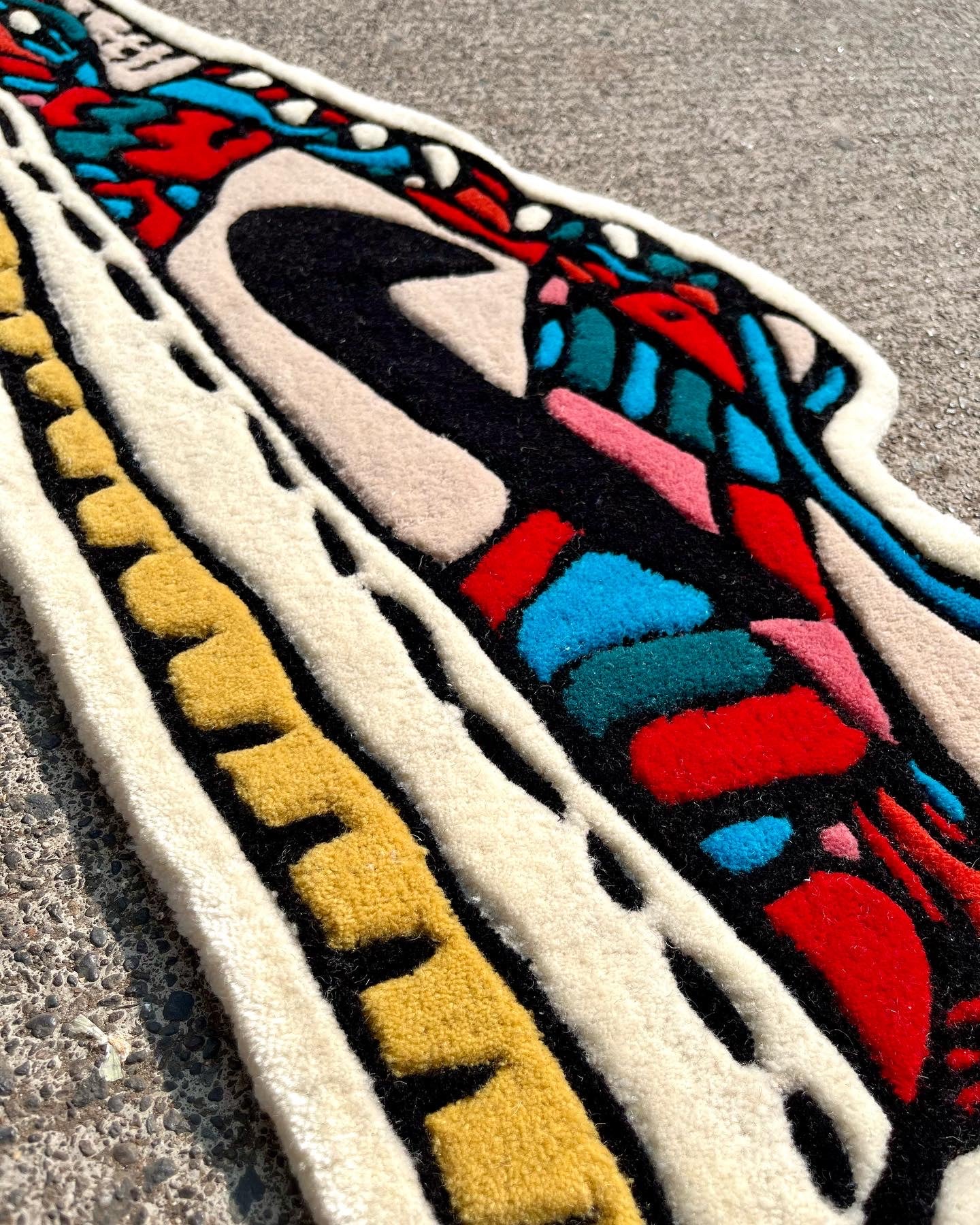 Parra Dunks Sneakers Custom Rug