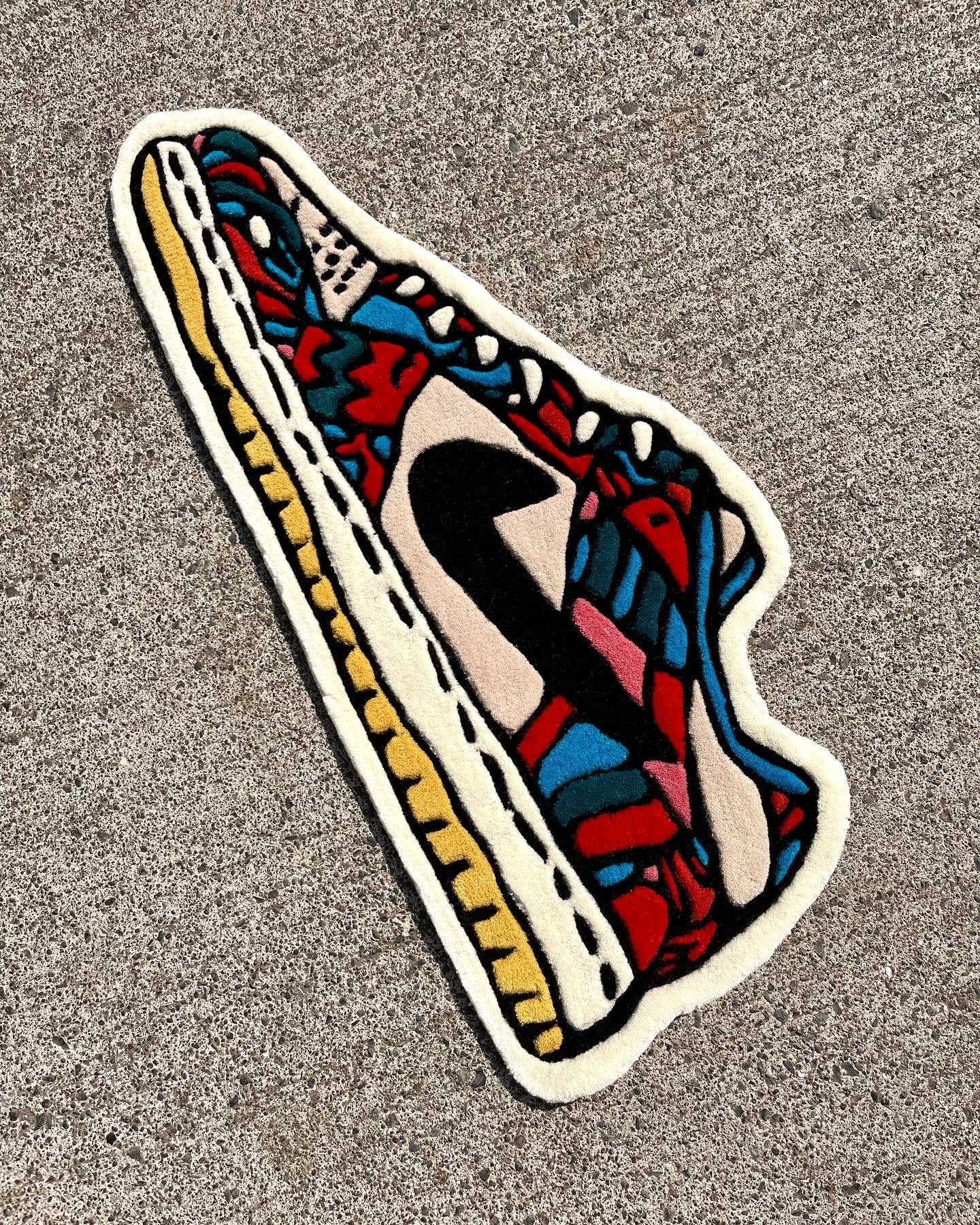 Parra Dunks Sneakers Custom Rug