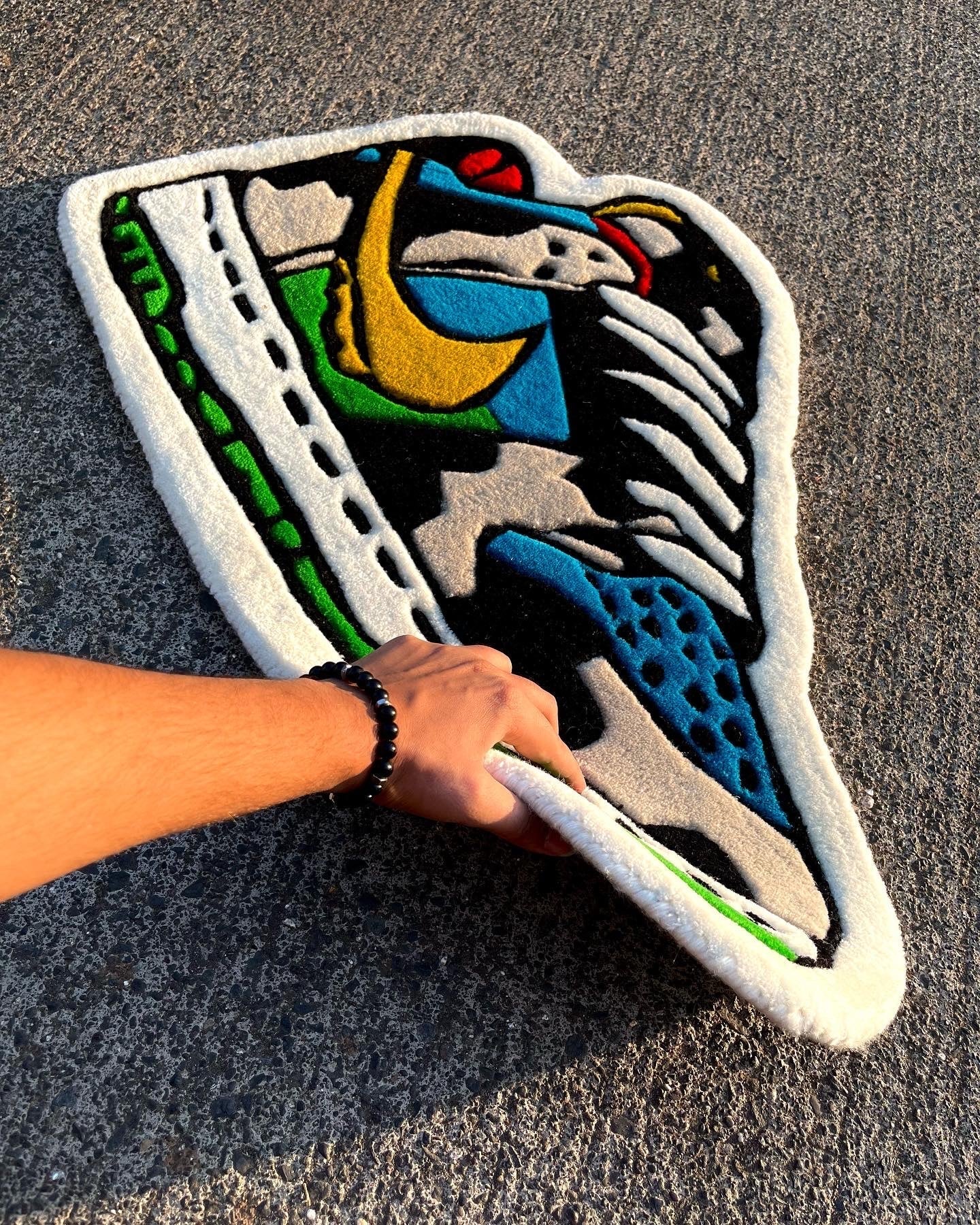 Chunky Dunks Sneakers Custom Rug