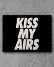 Kiss My Airs Black Custom Rug