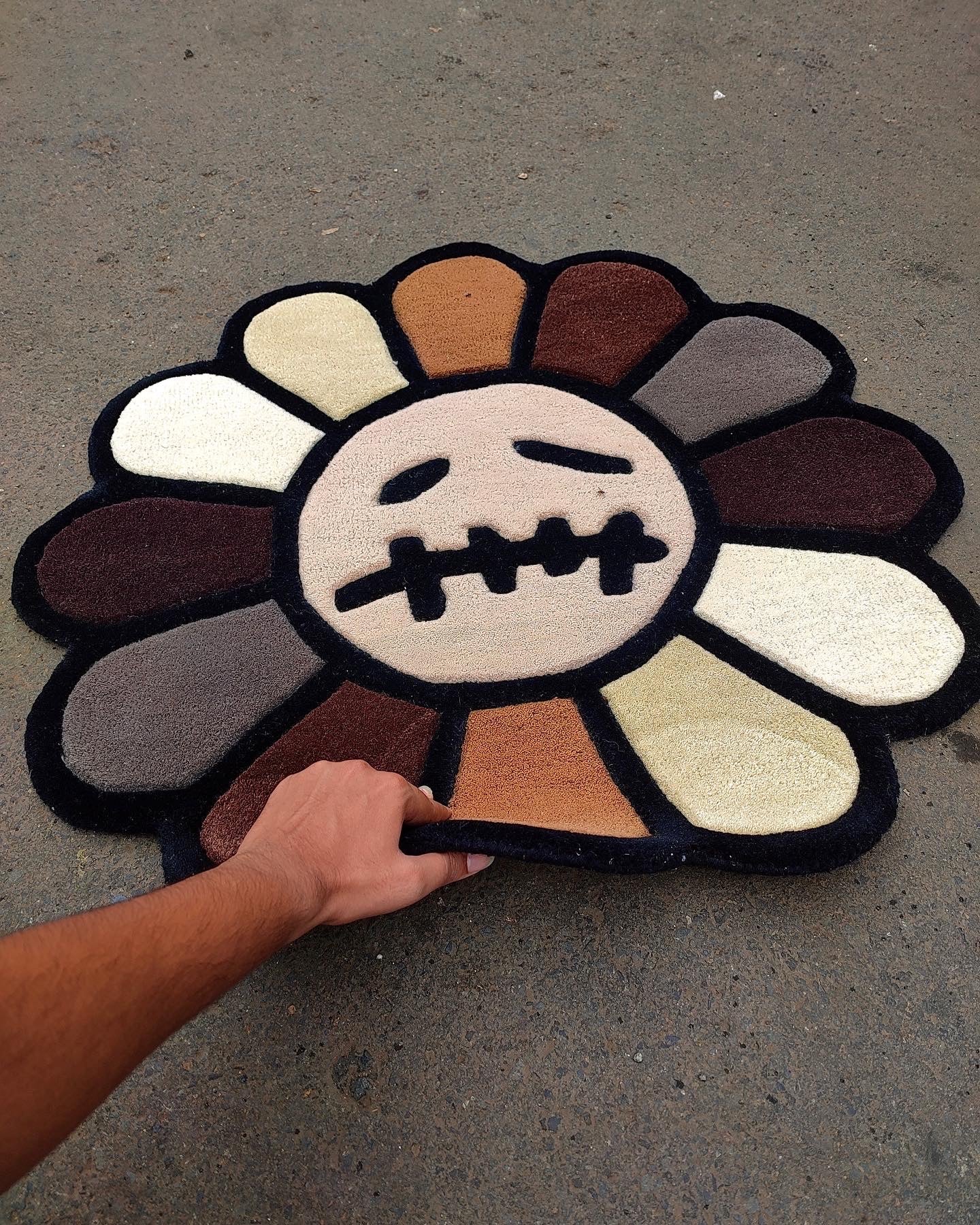 CJ x Hypebeast Flower Custom Rug