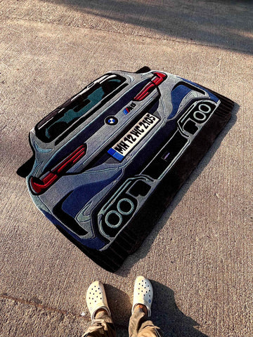 M8 Competition Car Custom Rug