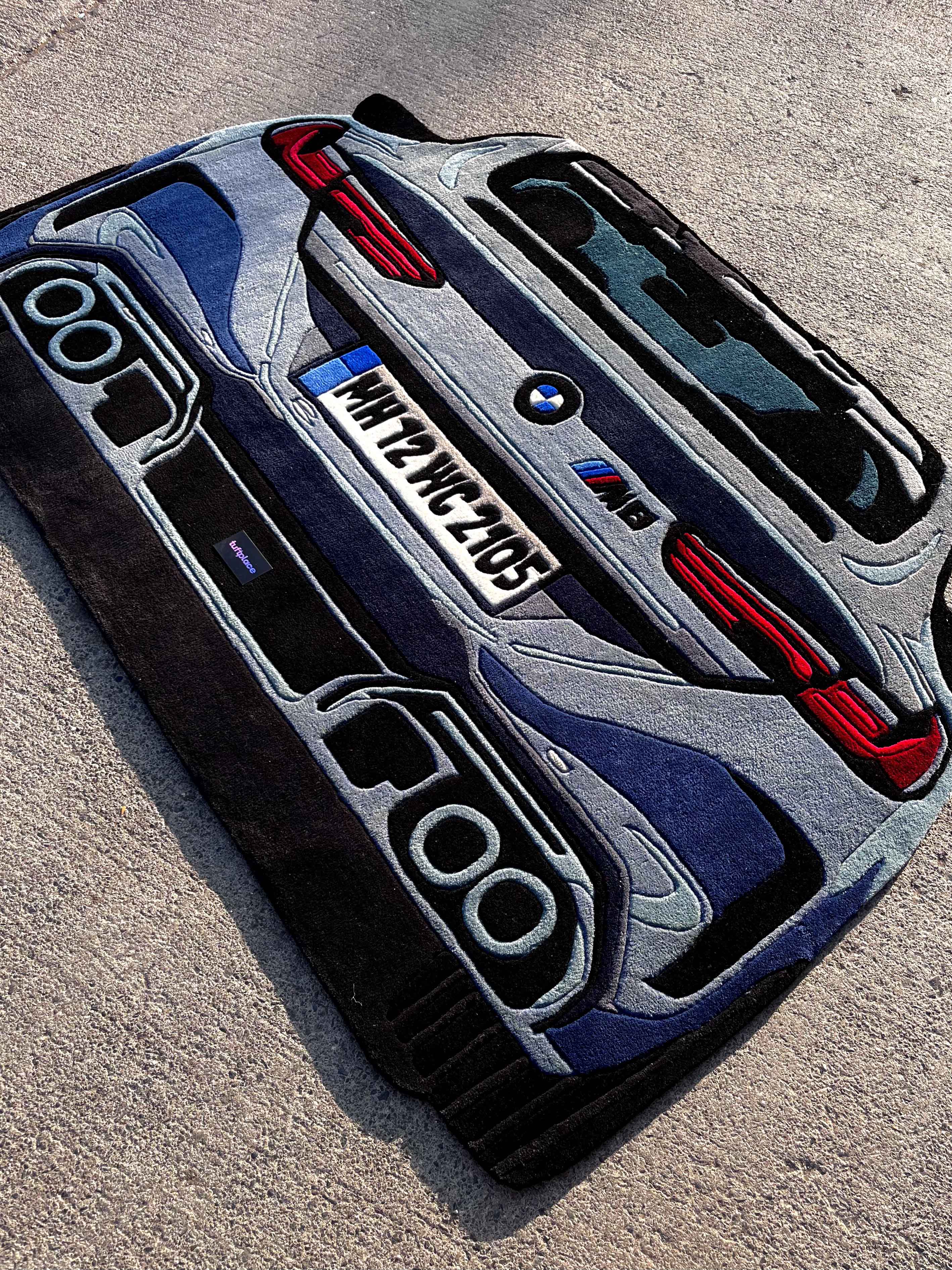 M8 Competition Car Custom Rug