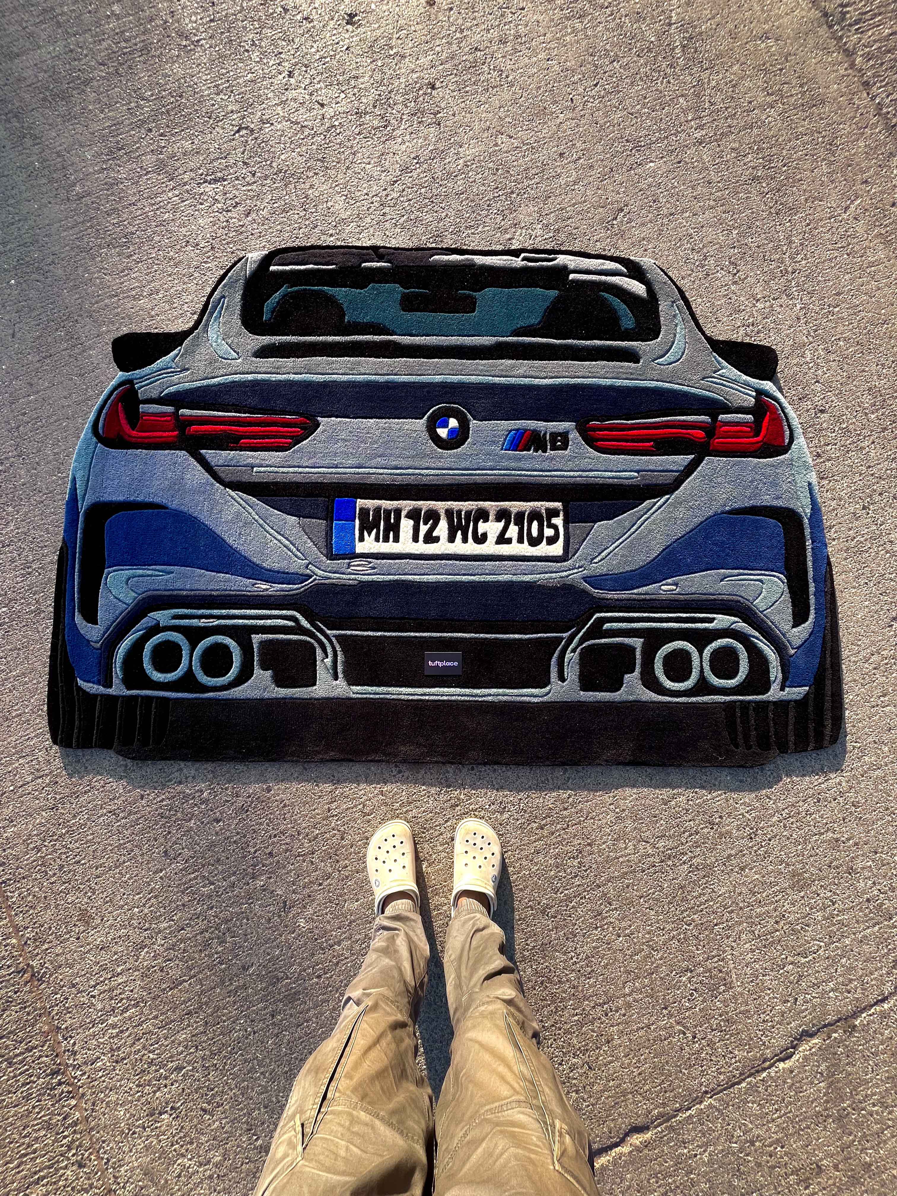 M8 Competition Car Custom Rug