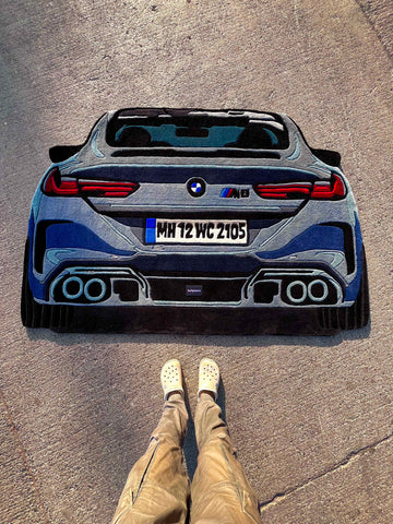 M8 Competition Car Custom Rug