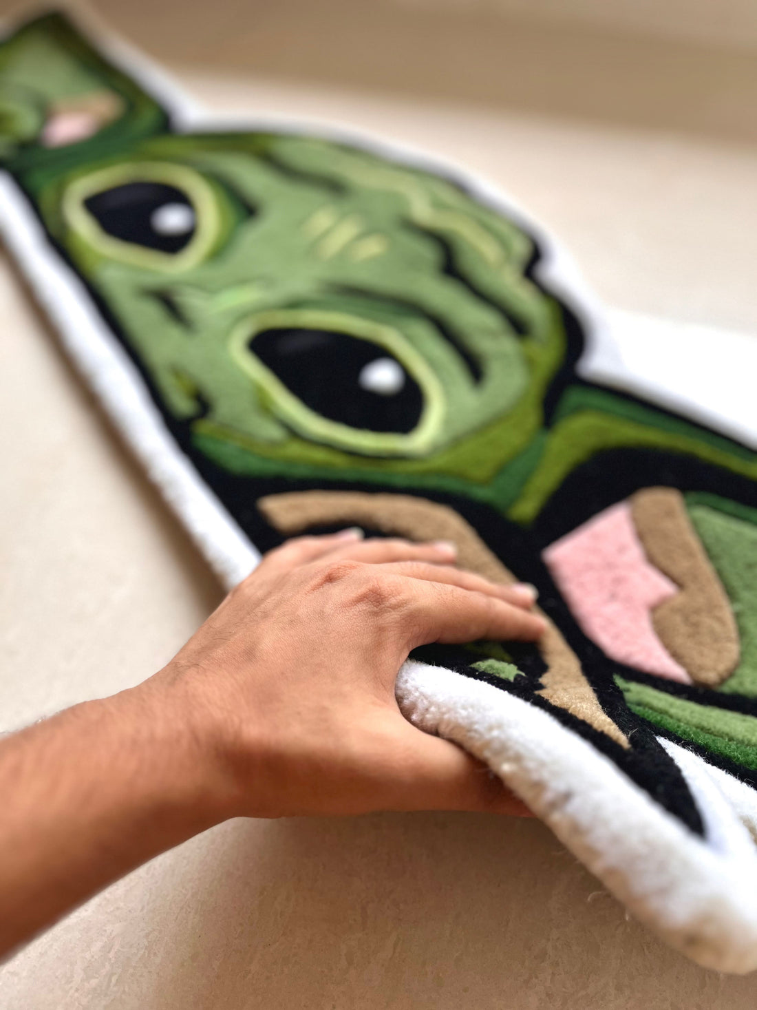 Peeking BabyYo Custom Rug