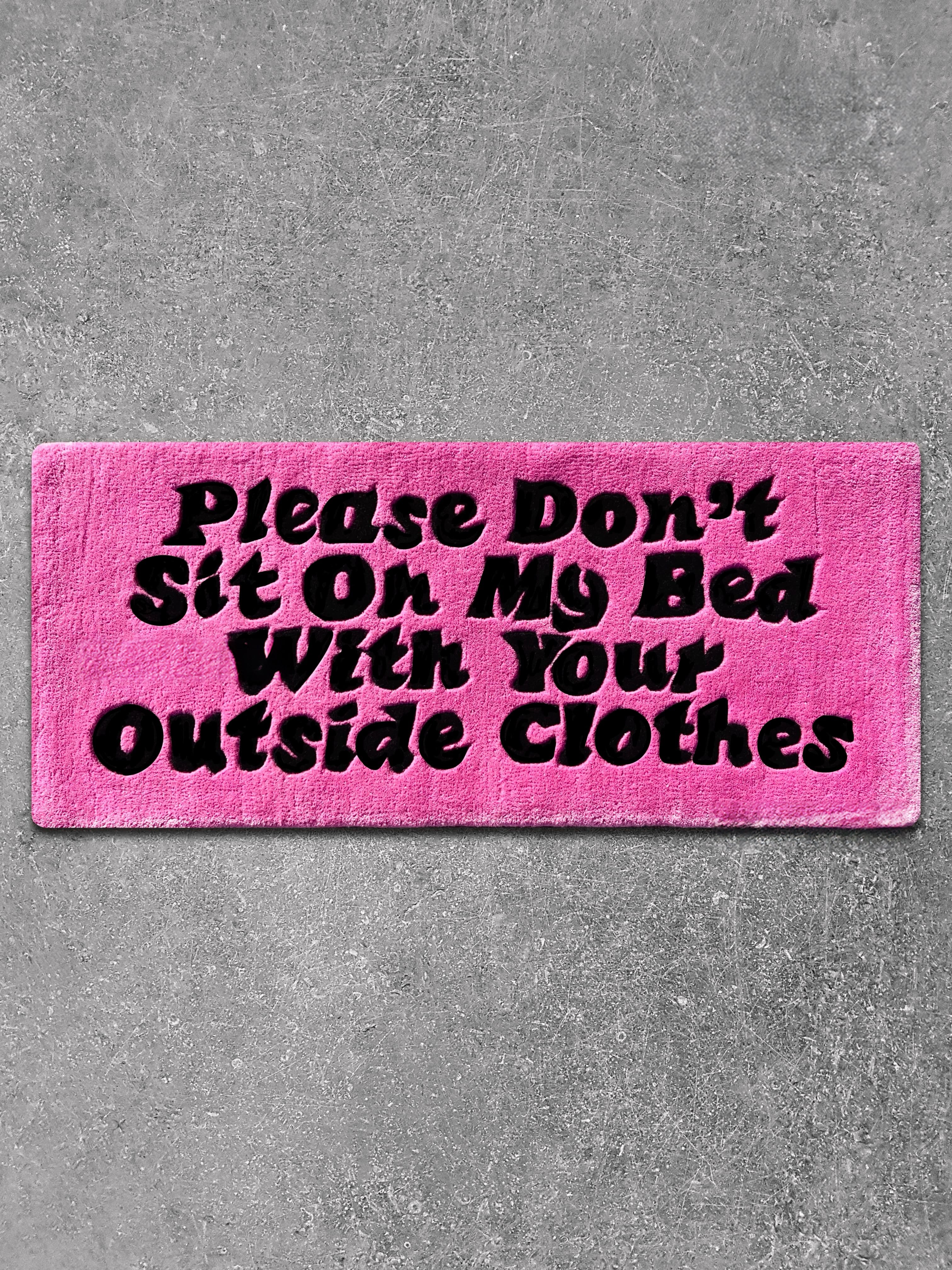 Disclaimer Rectangle Custom Rug