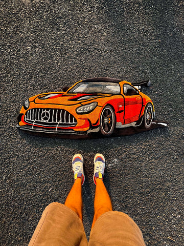 AMG Car Custom Rug