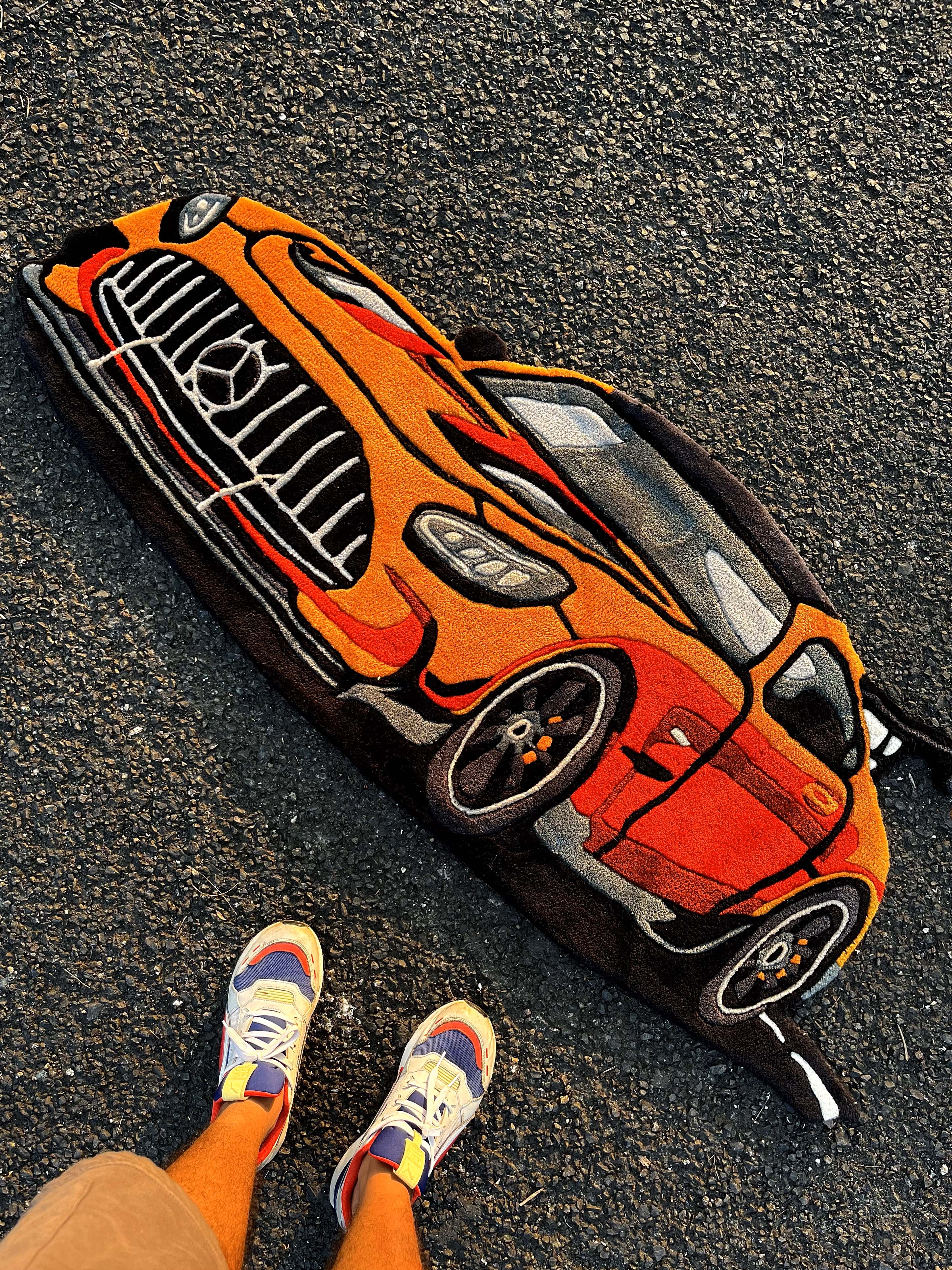 AMG Car Custom Rug