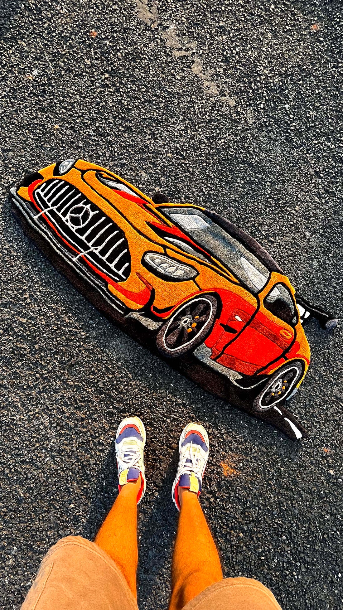 AMG Car Custom Rug