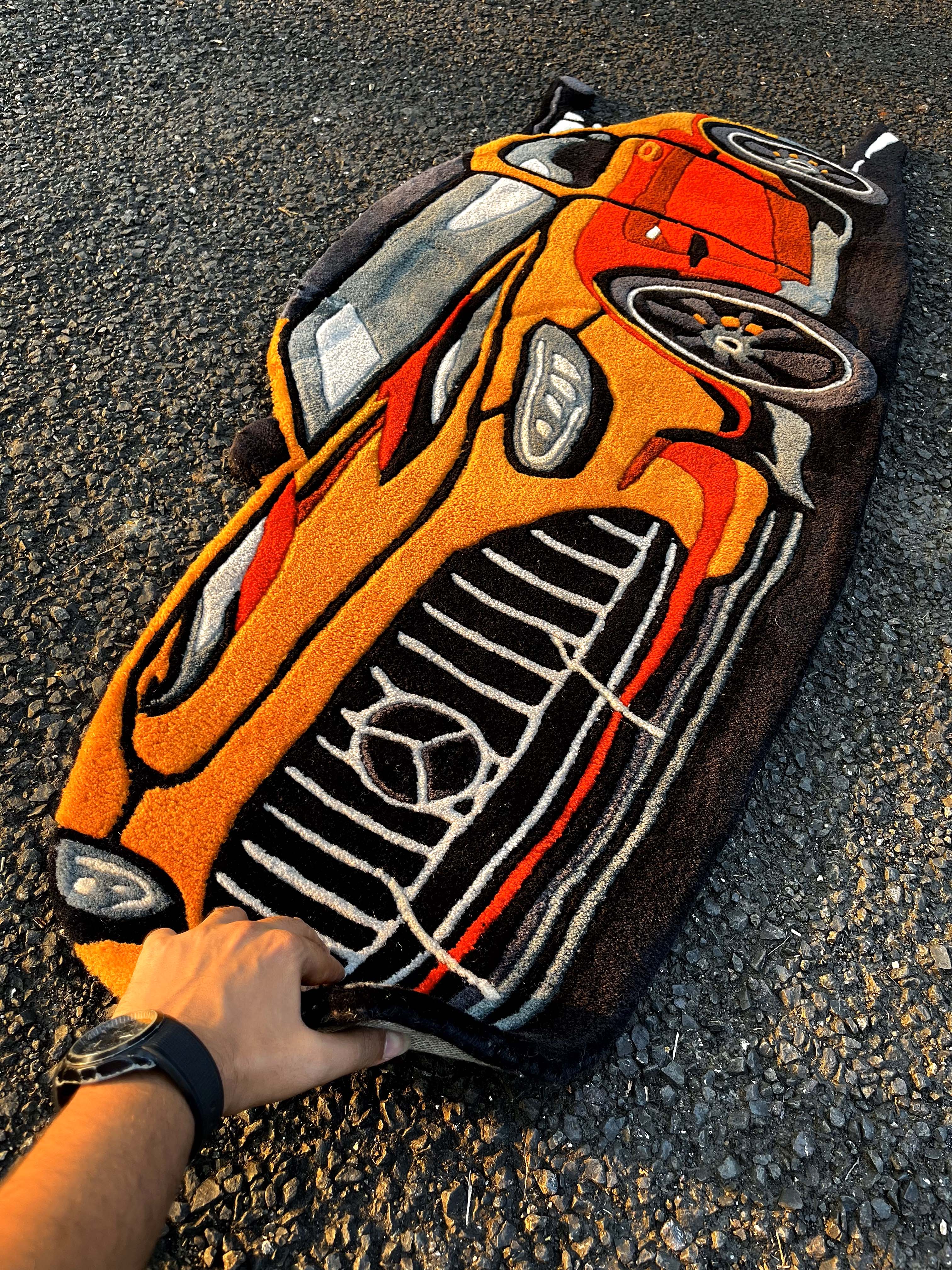 AMG Car Custom Rug