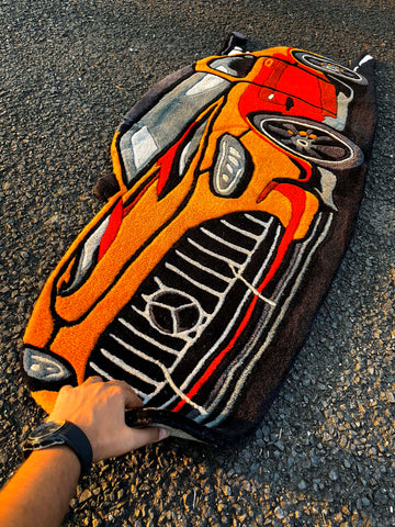 AMG Car Custom Rug