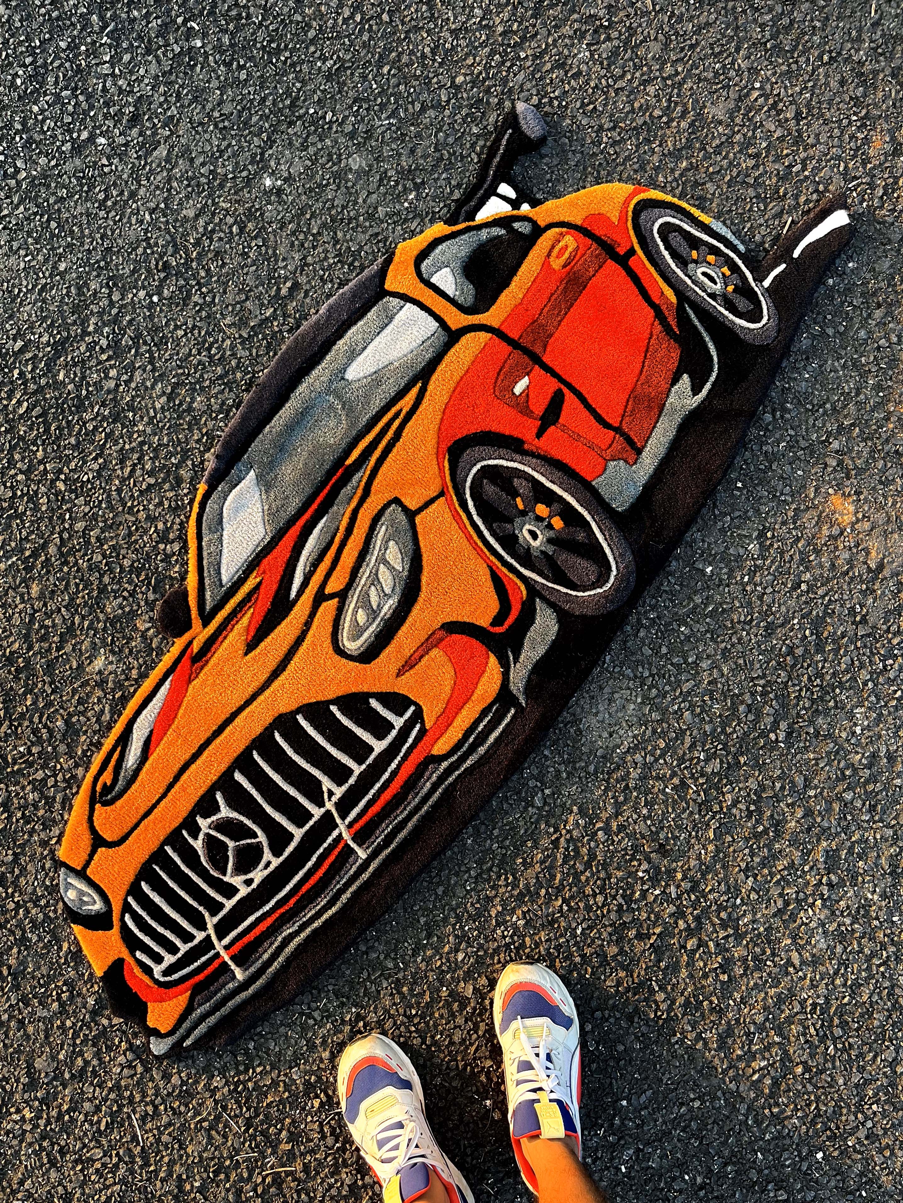 AMG Car Custom Rug