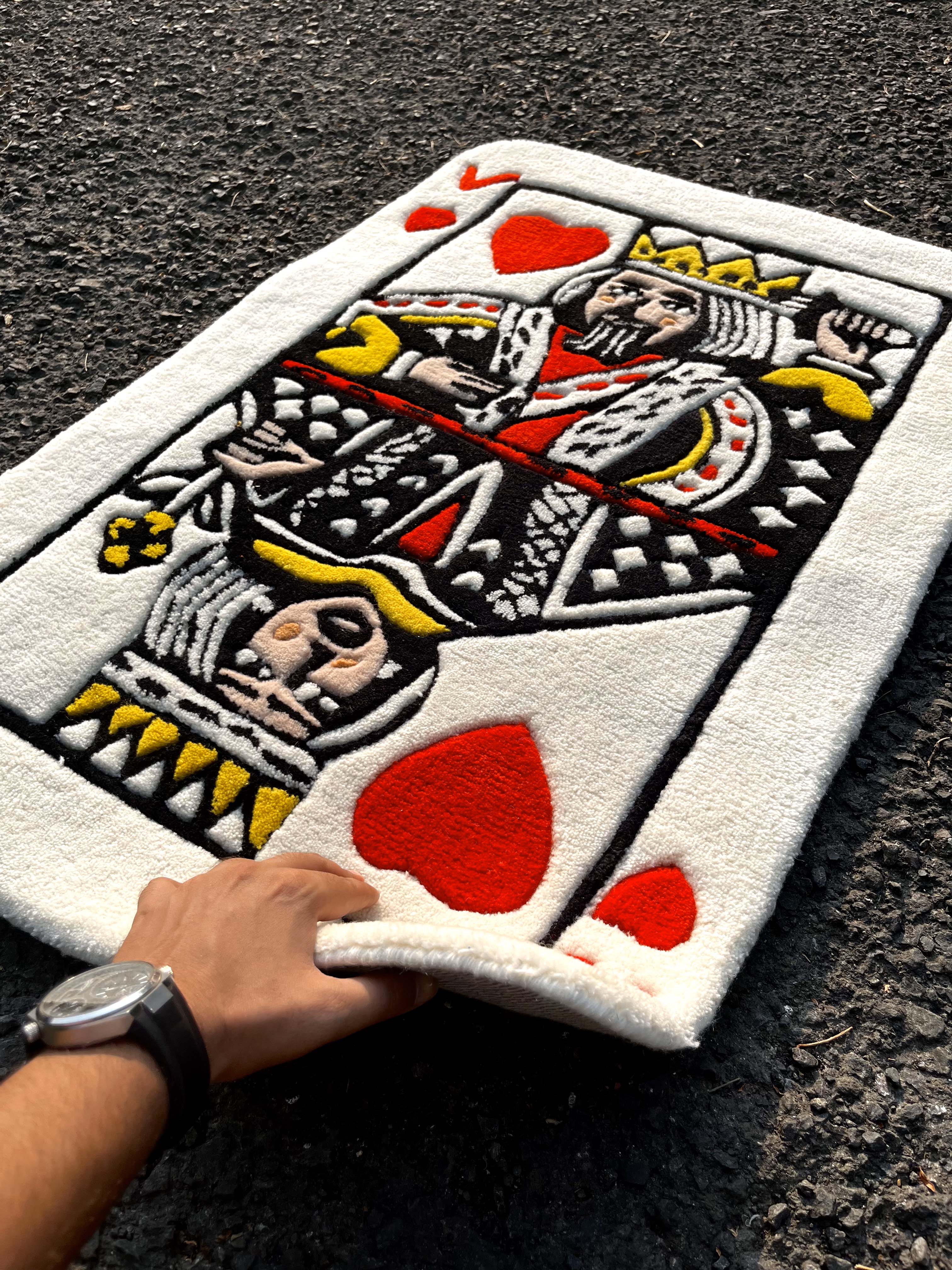 Playing Card Custom Rug