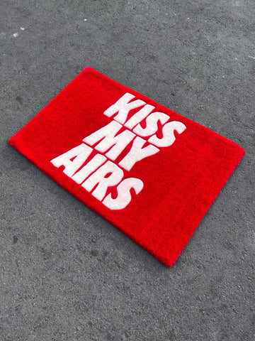 Kiss My Airs Red Custom Rug