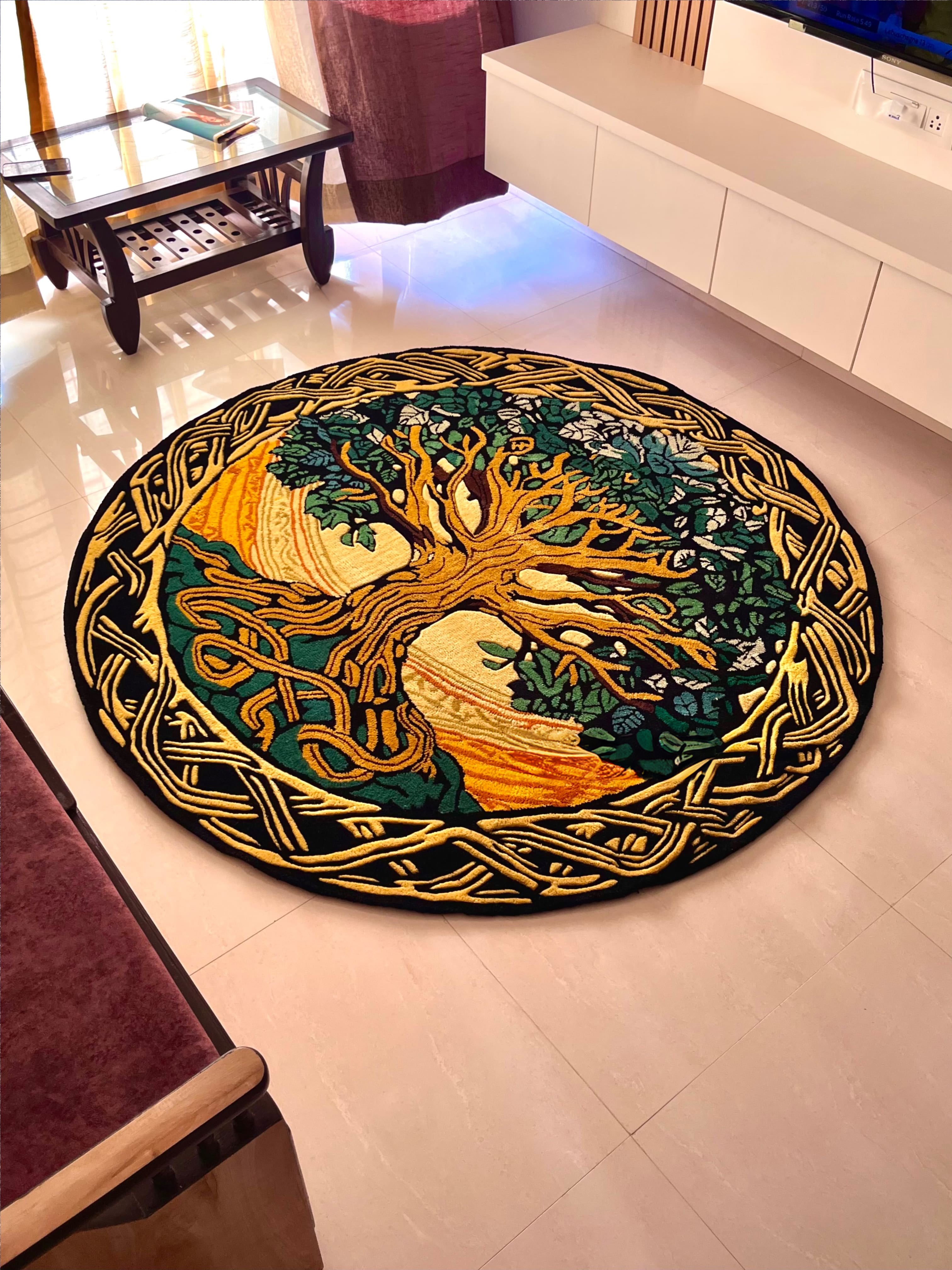 Mystical Tree Custom Rug