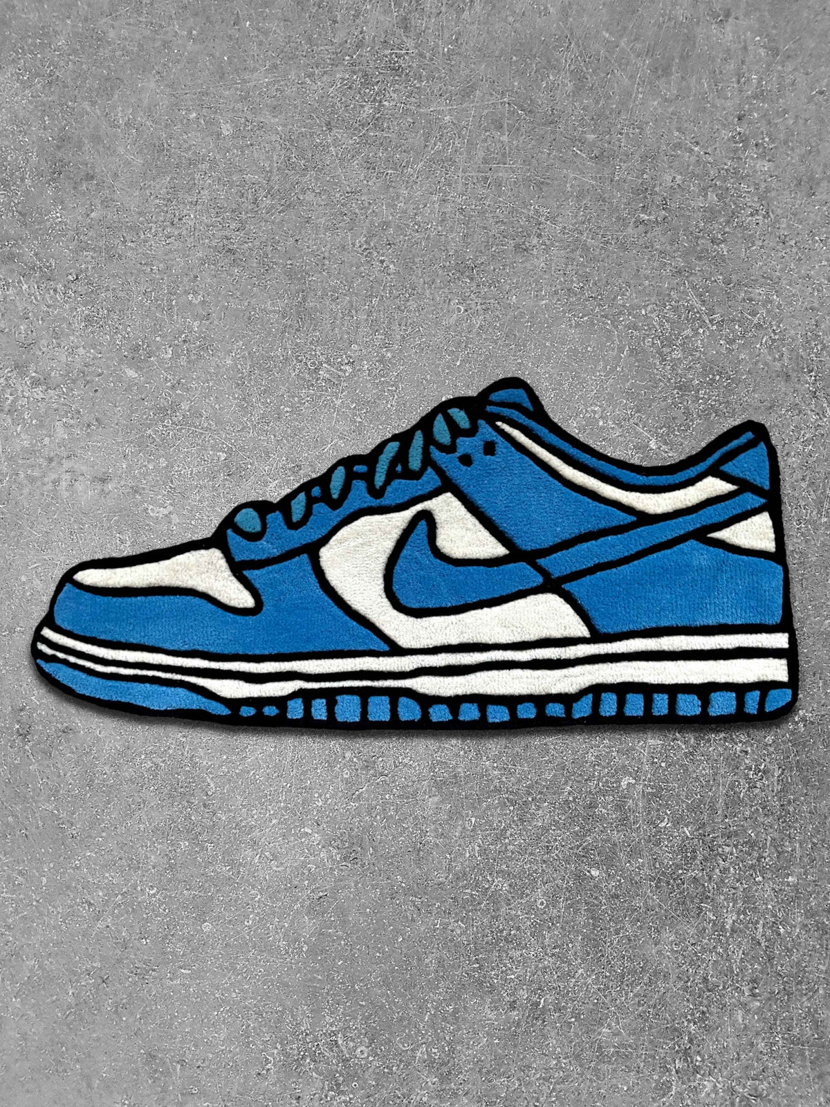 UNC Dunks Sneakers Custom Rug