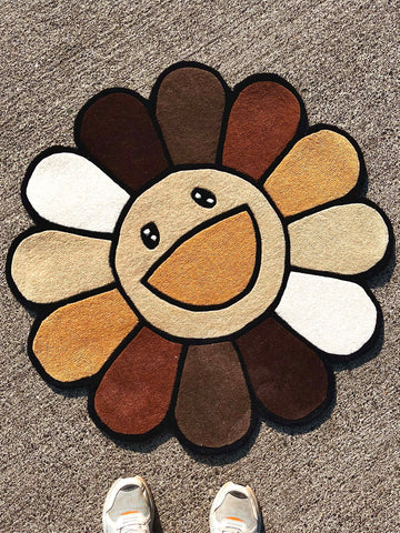 Hypebeast Flower MochaKami Custom Rug