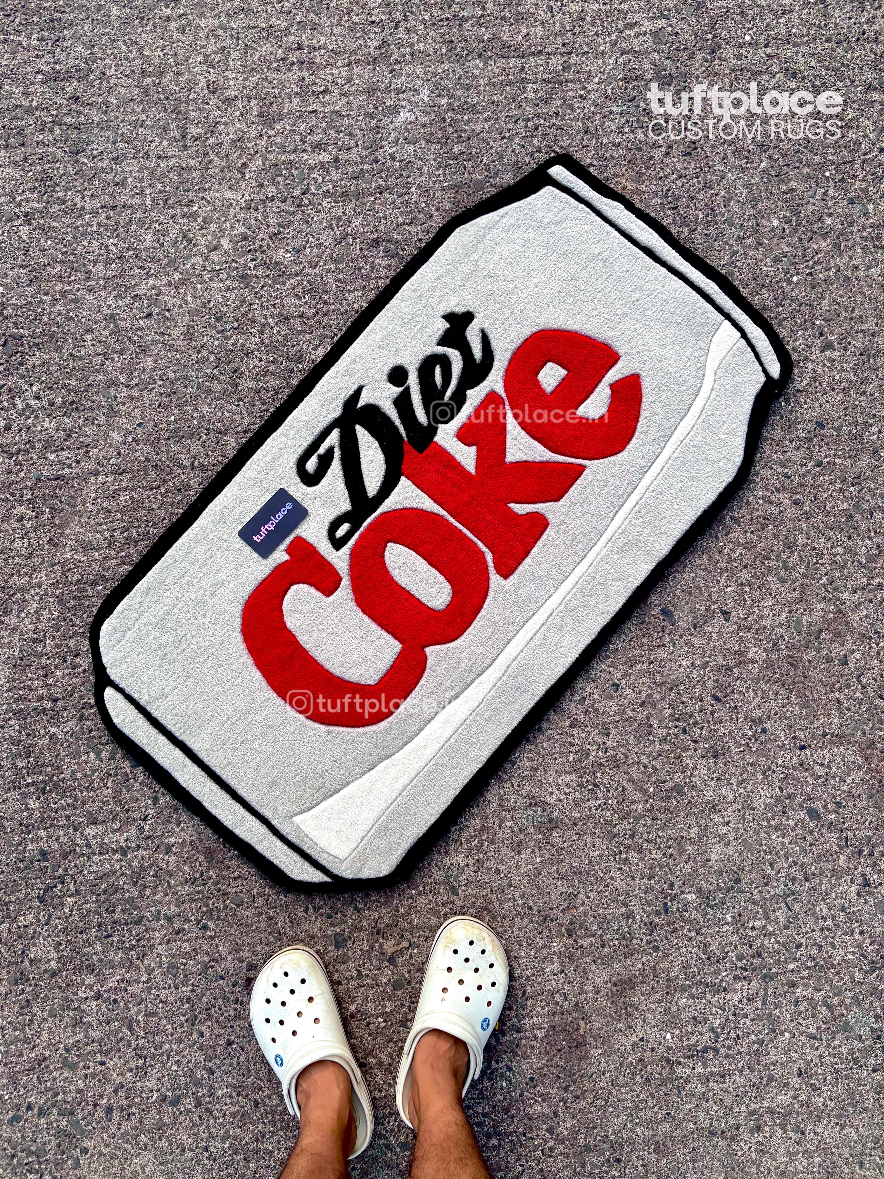 Diet Coke Art Custom Rug