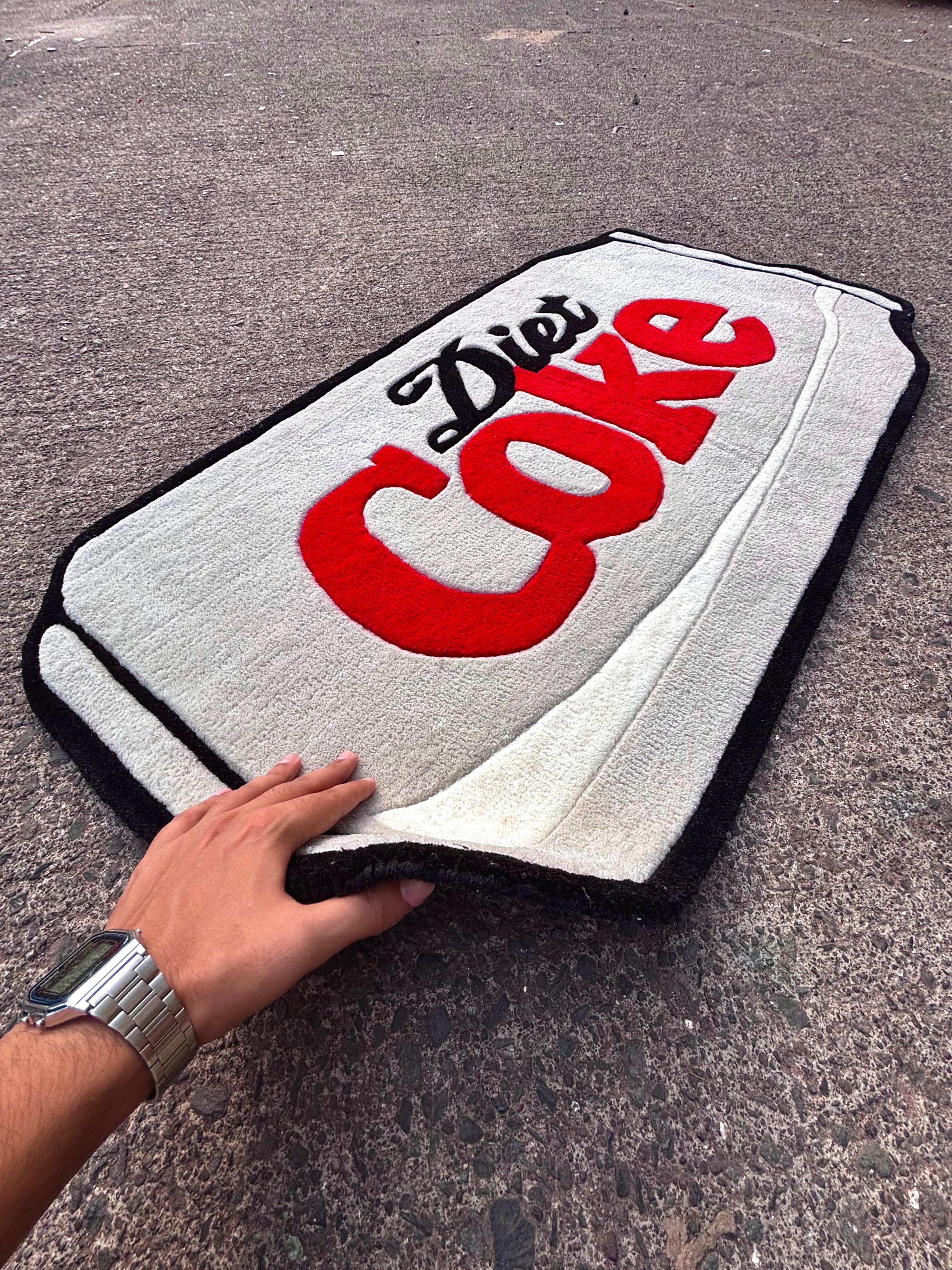 Diet Coke Art Custom Rug