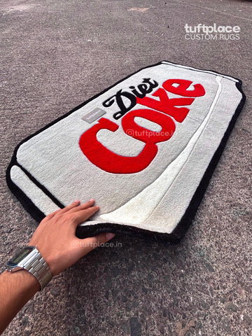 Diet Coke Art Custom Rug