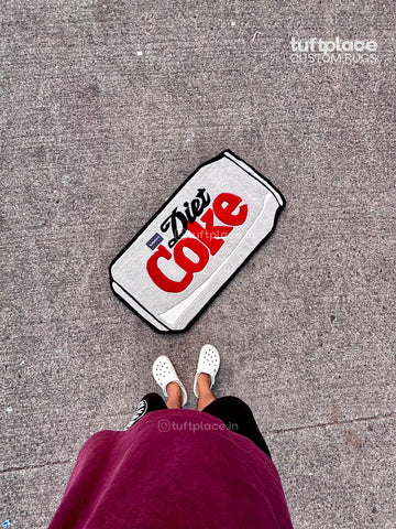 Diet Coke Art Custom Rug