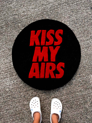 Kiss My Airs Circle Custom Rug