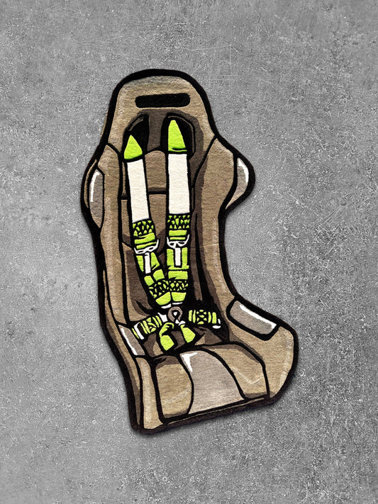 Race Car Seat Custom Rug