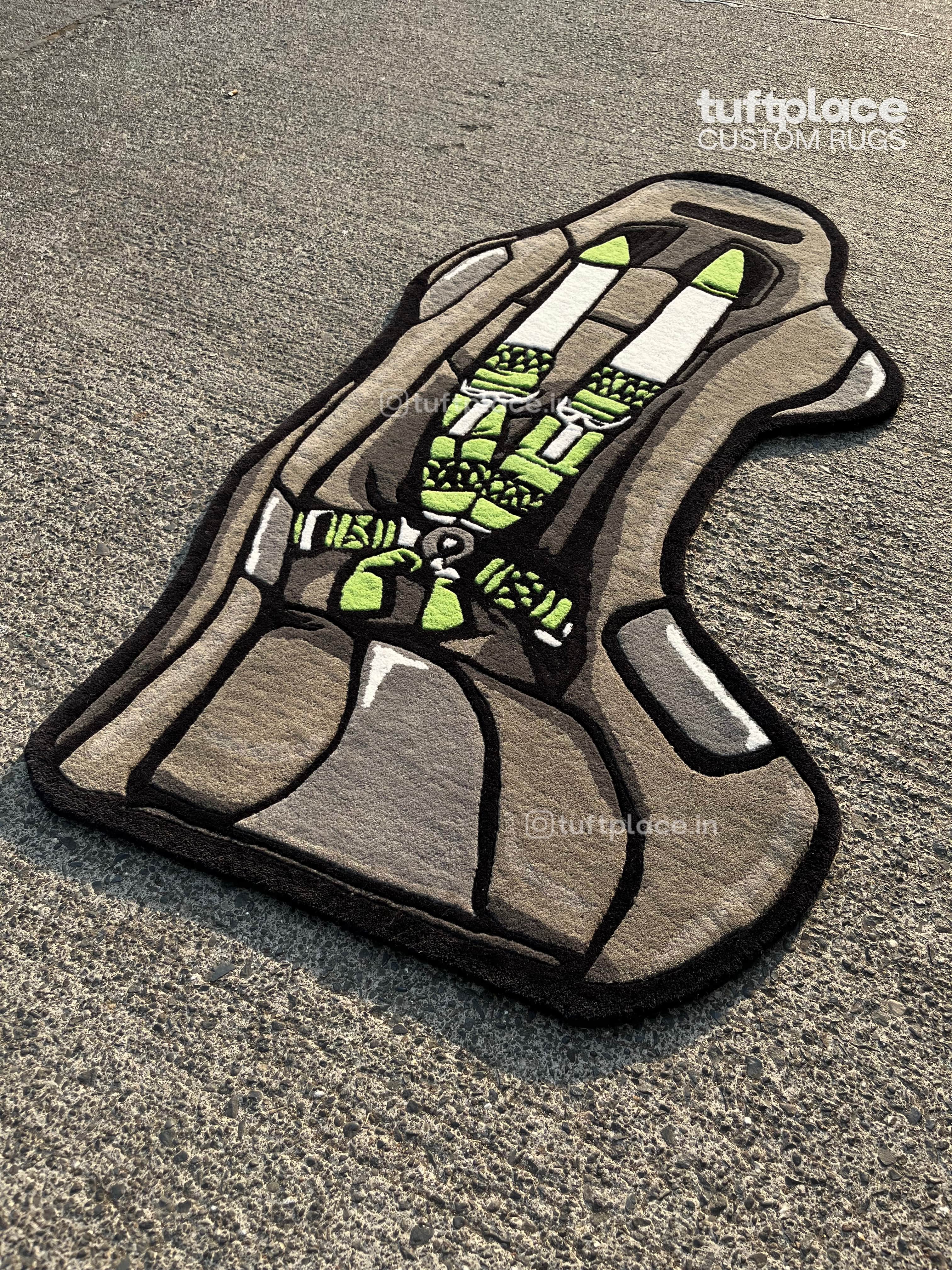 Race Car Seat Custom Rug