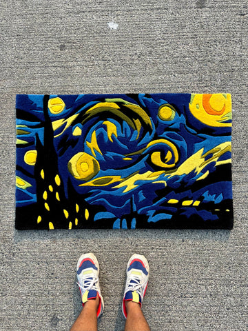 Starry Night Custom Rug