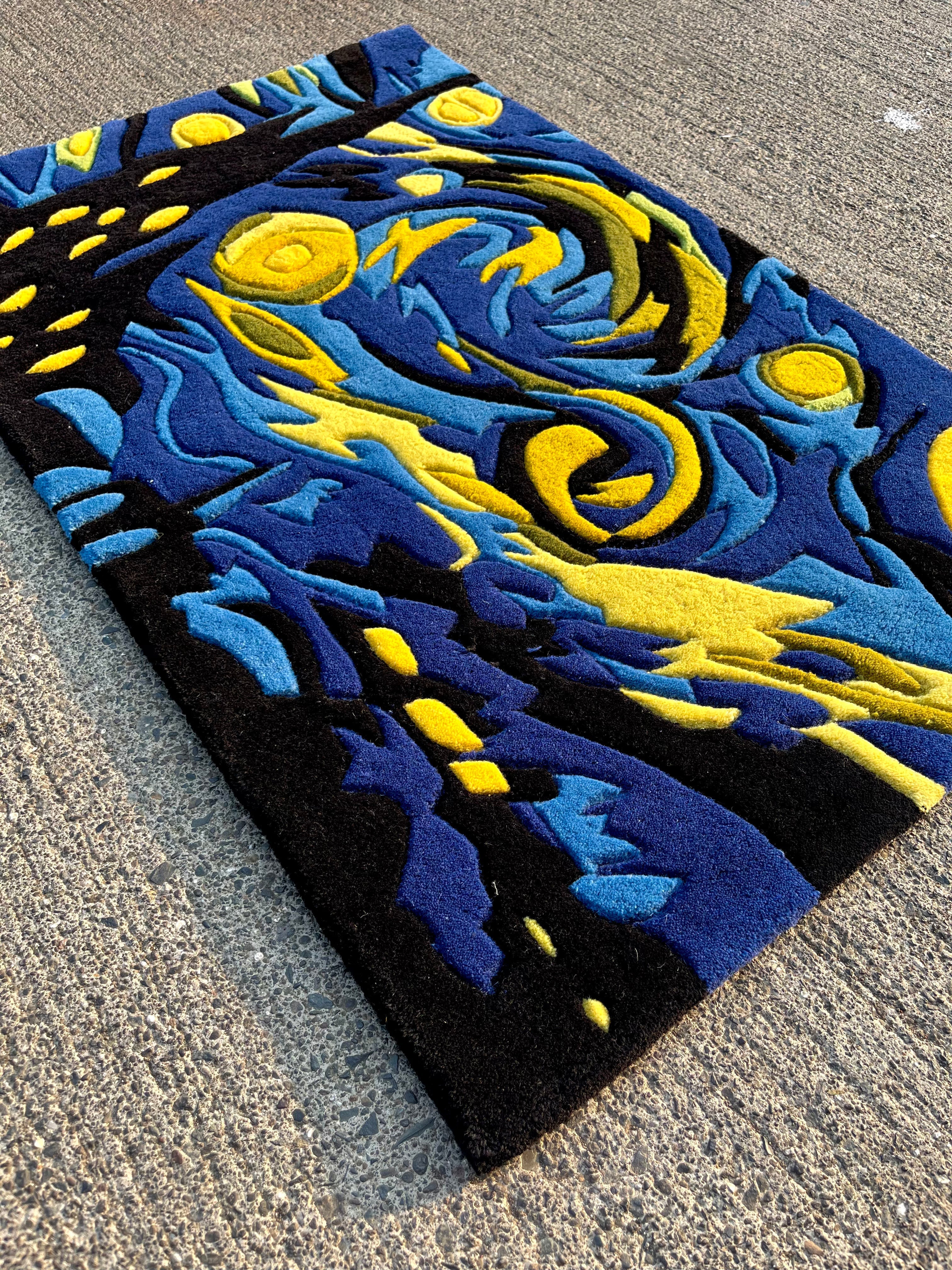 Starry Night Custom Rug