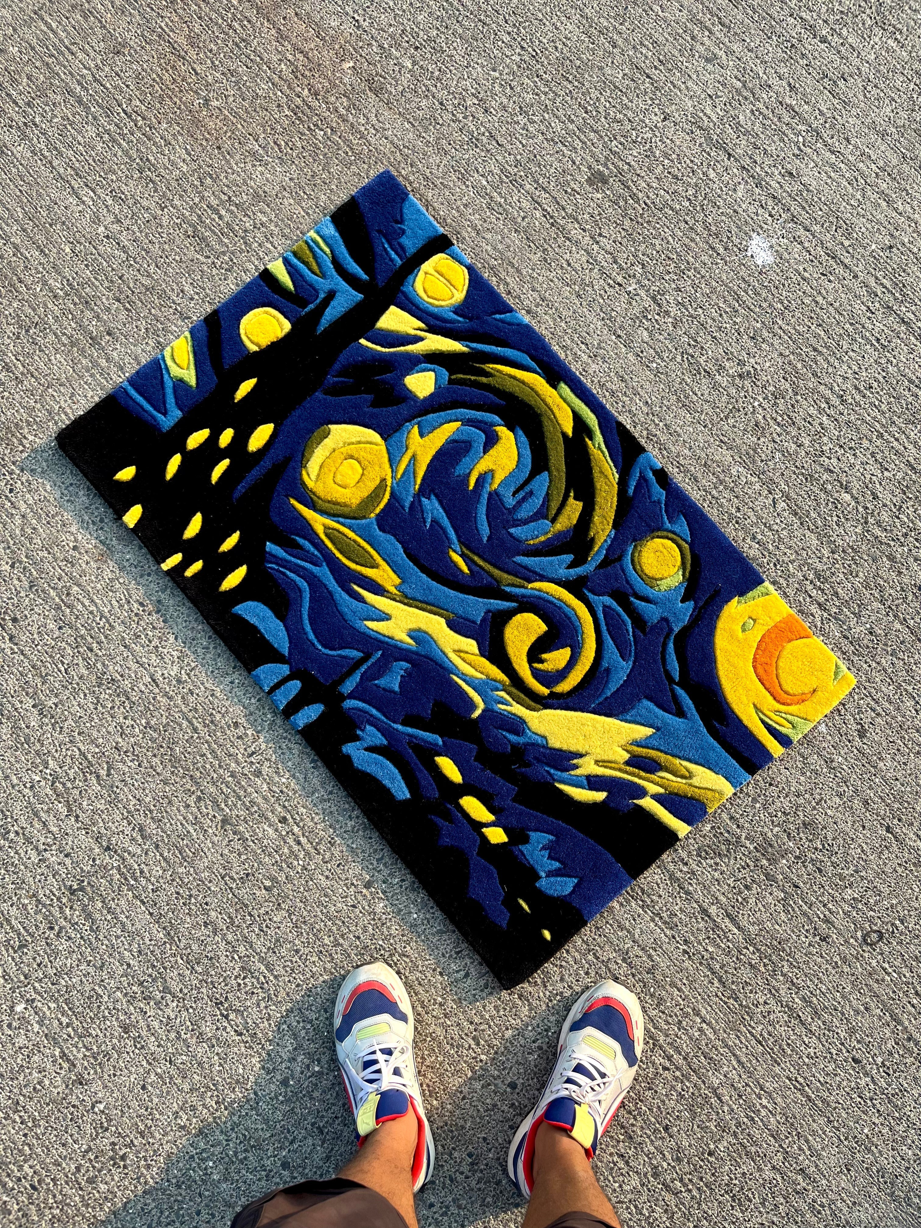 Starry Night Custom Rug