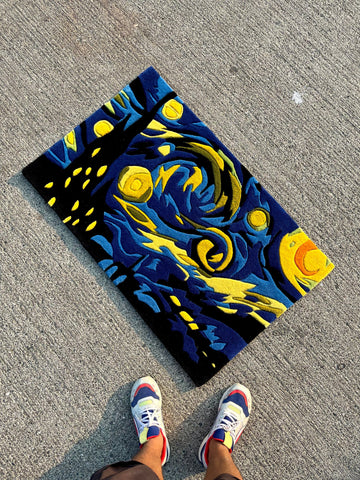 Starry Night Custom Rug