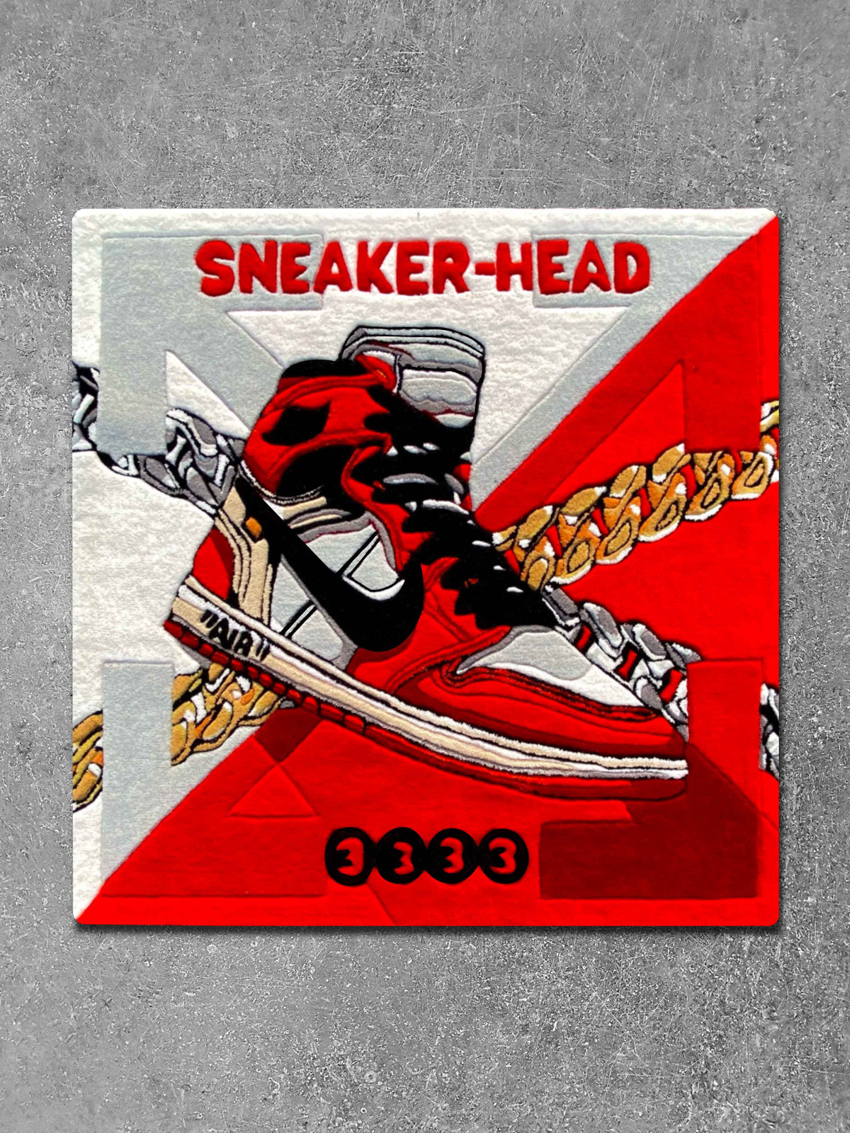 Sneakerhead Art Custom Rug