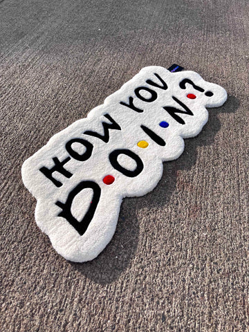 How You Doin Friends Custom Rug by Tuftplace