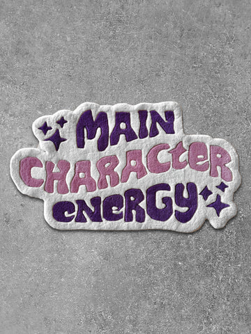 Main Character Energy Lavender Custom Rug