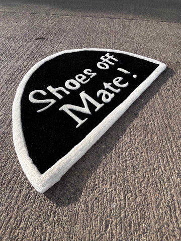 Shoes Off Mate Custom Rug