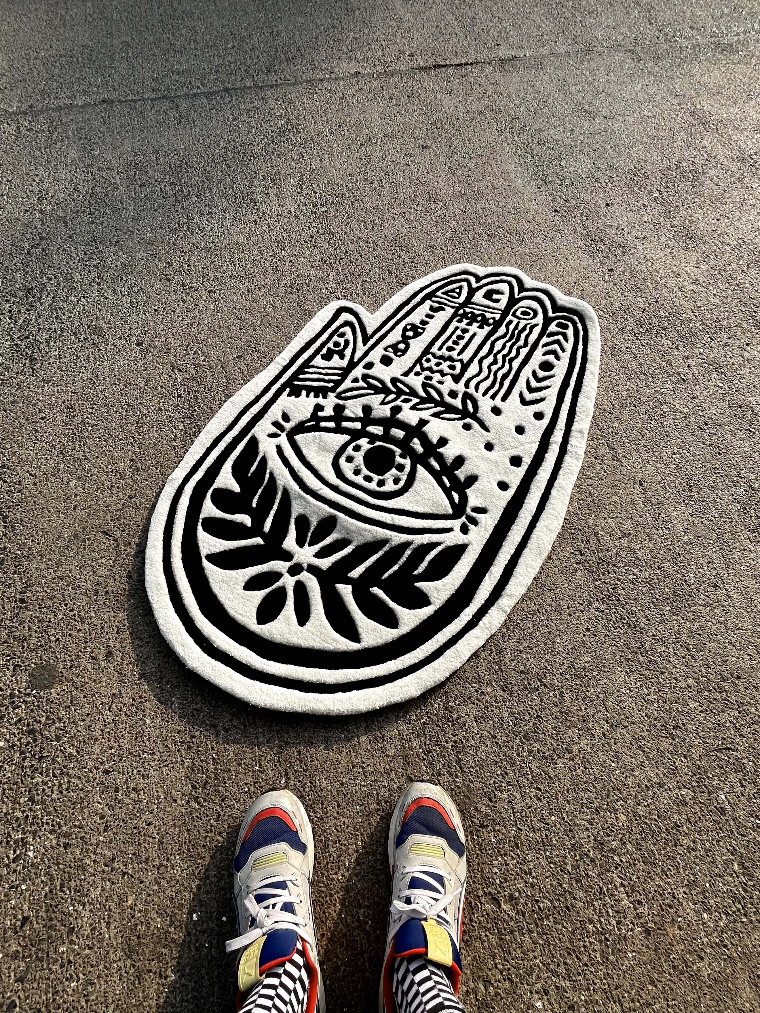 Hamsa Custom Rug