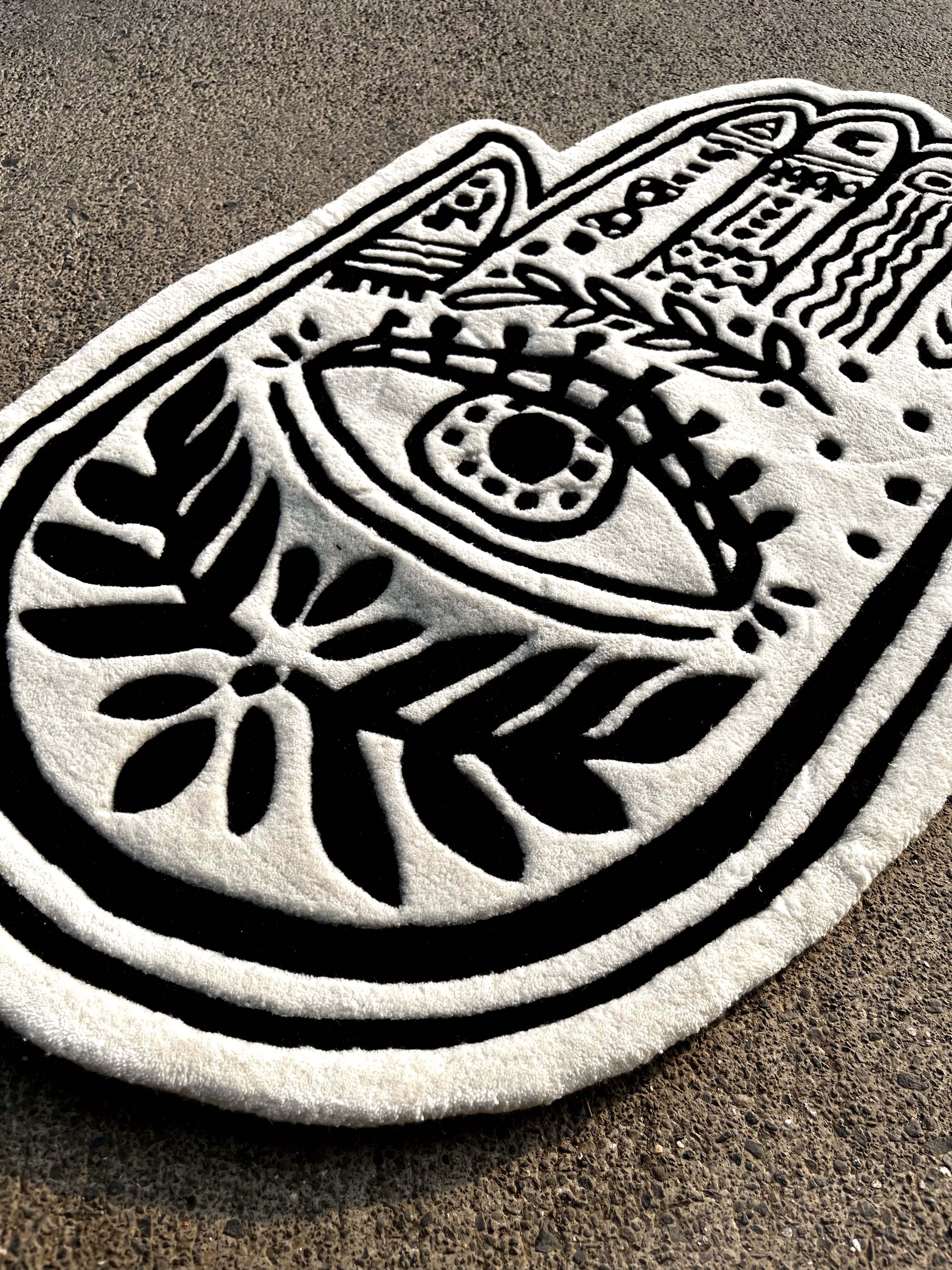 Hamsa Custom Rug