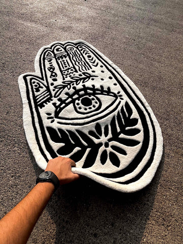 Hamsa Custom Rug