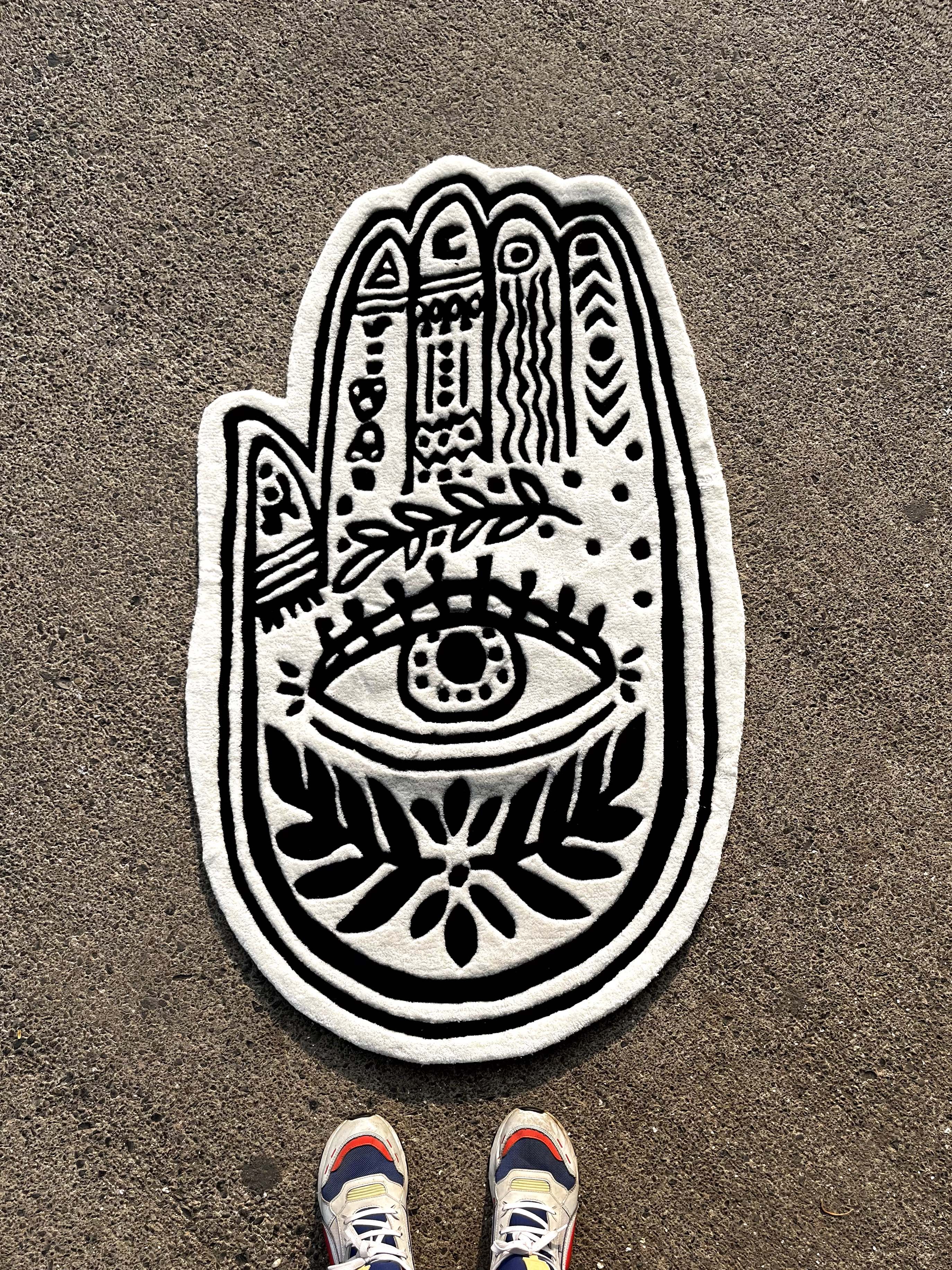 Hamsa Custom Rug