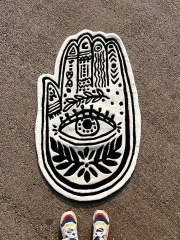 Hamsa Custom Rug