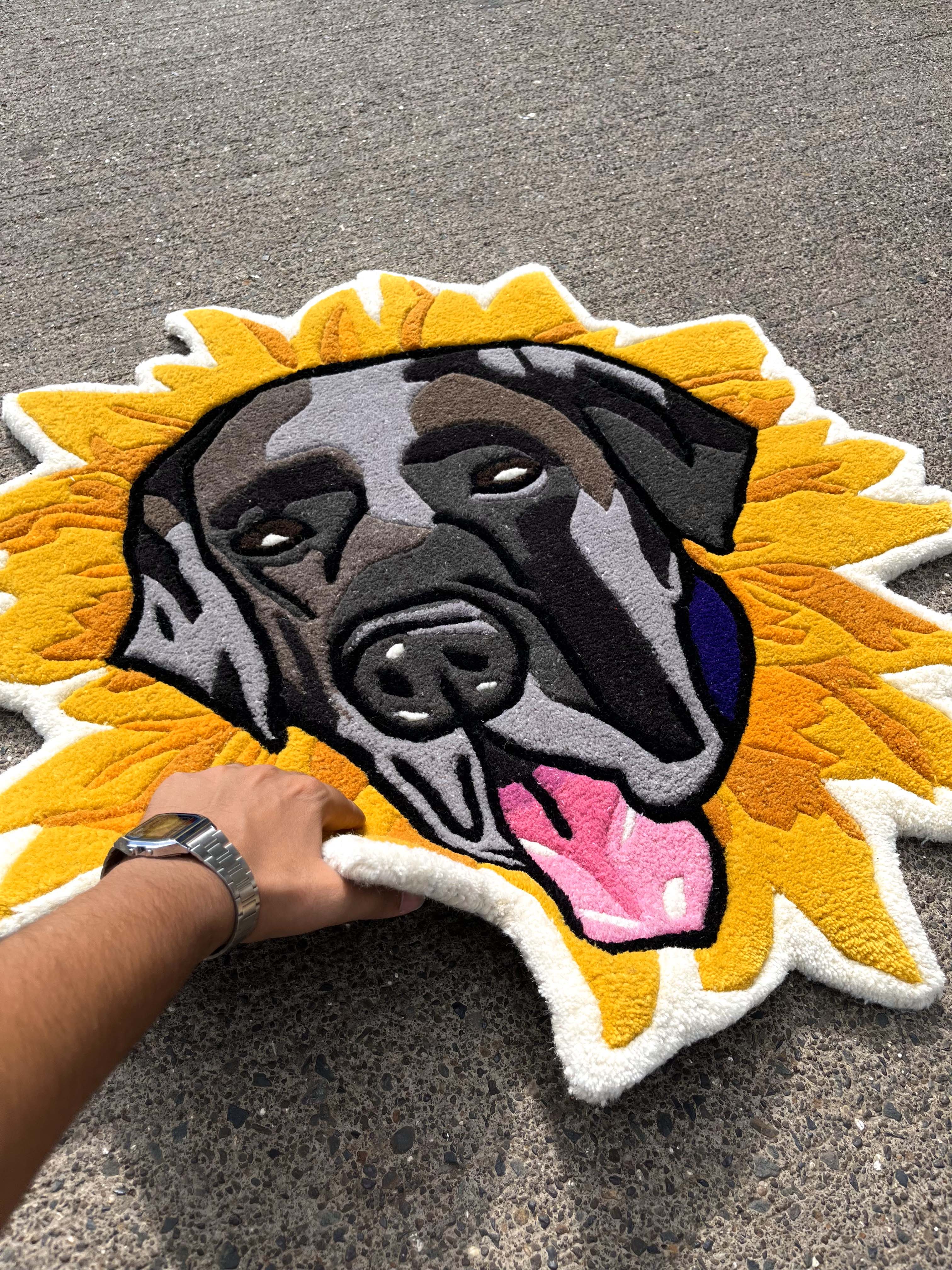 Who's a Good Boy Custom Dog Rug