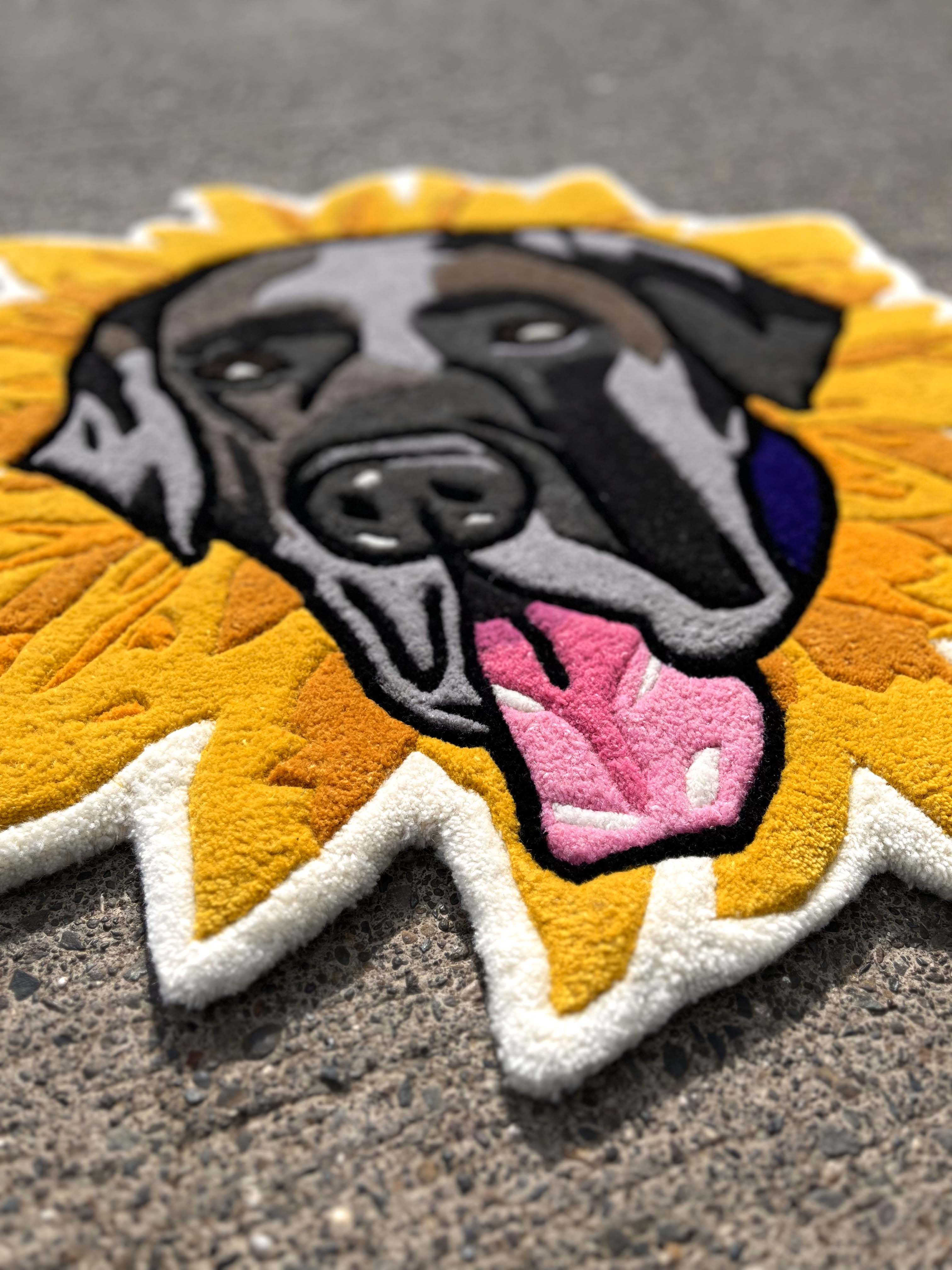 Who's a Good Boy Custom Dog Rug