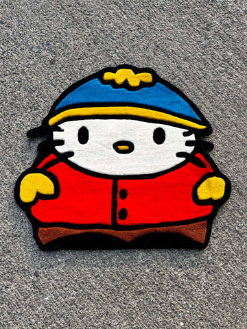 HelloKittyxEric Cartman Custom Rug by Tuftplace