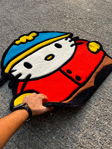 HelloKittyxEric Cartman Custom Rug by Tuftplace