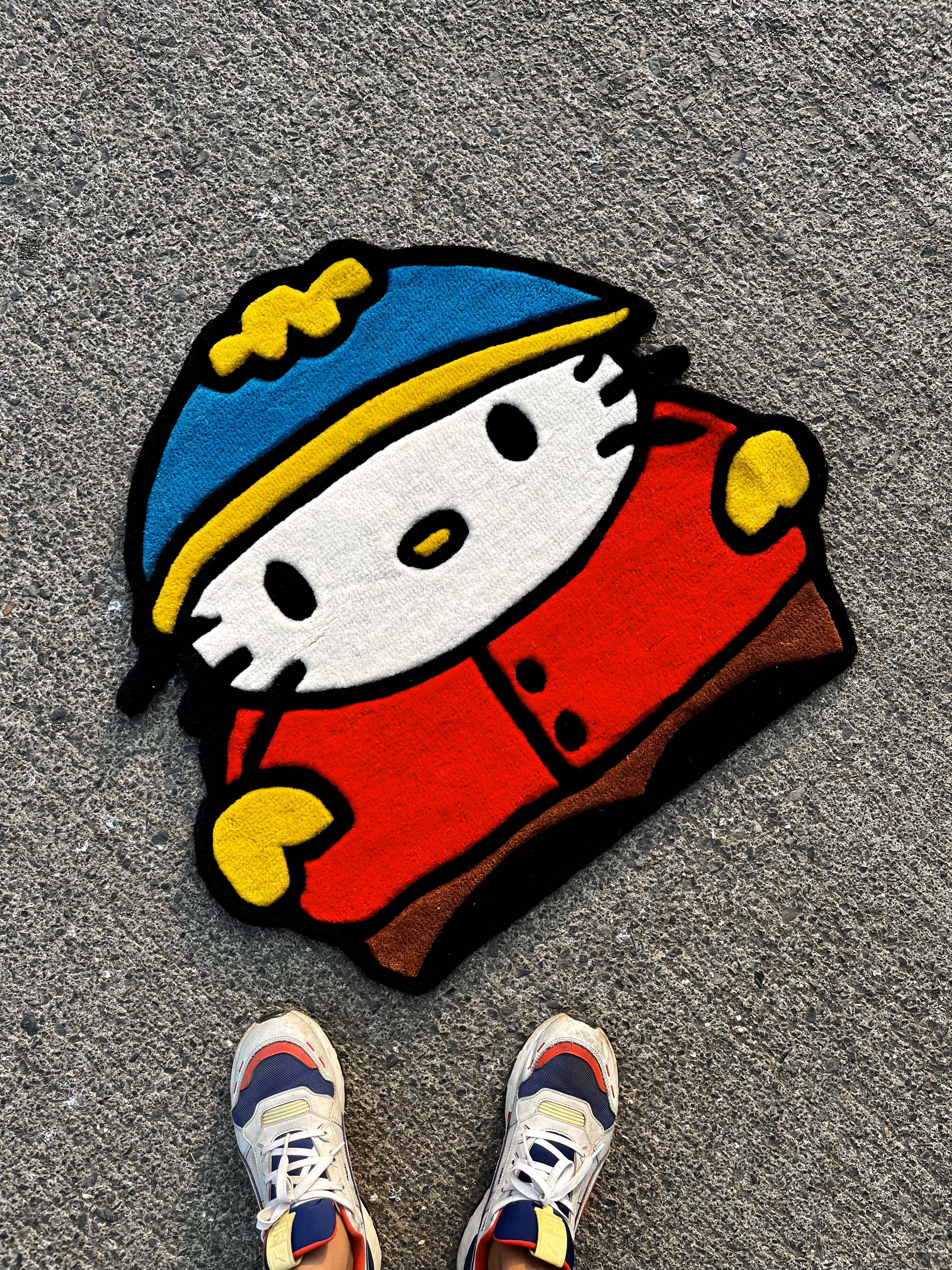 HelloKittyxEric Cartman Custom Rug by Tuftplace