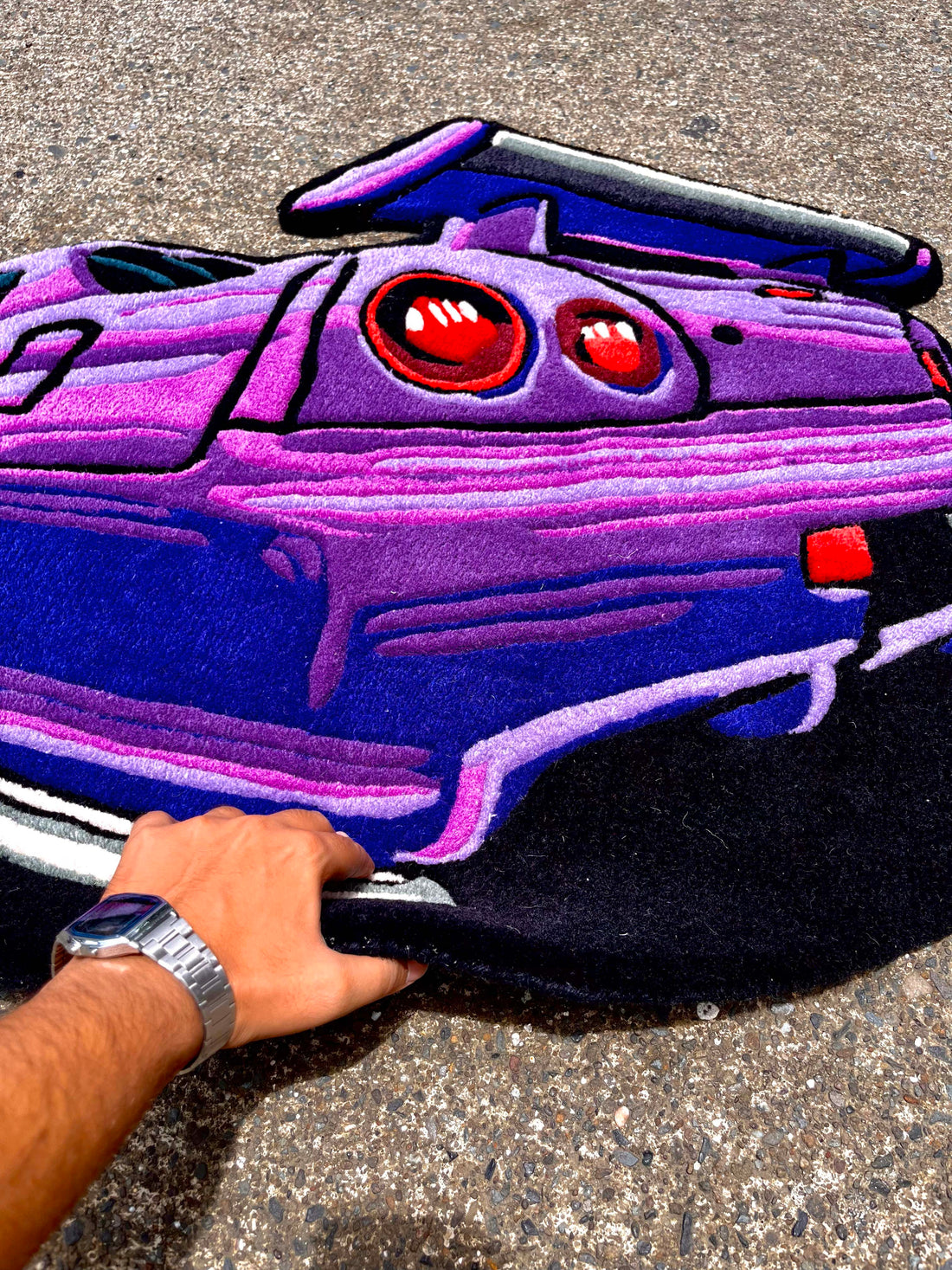 Skyline Car Custom Rug